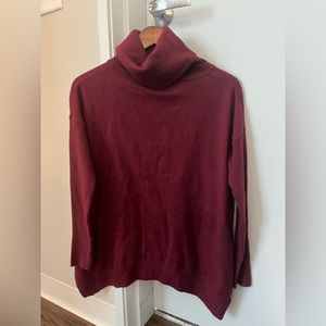 Sweet Romeo red turtle neck sweater. Size small.